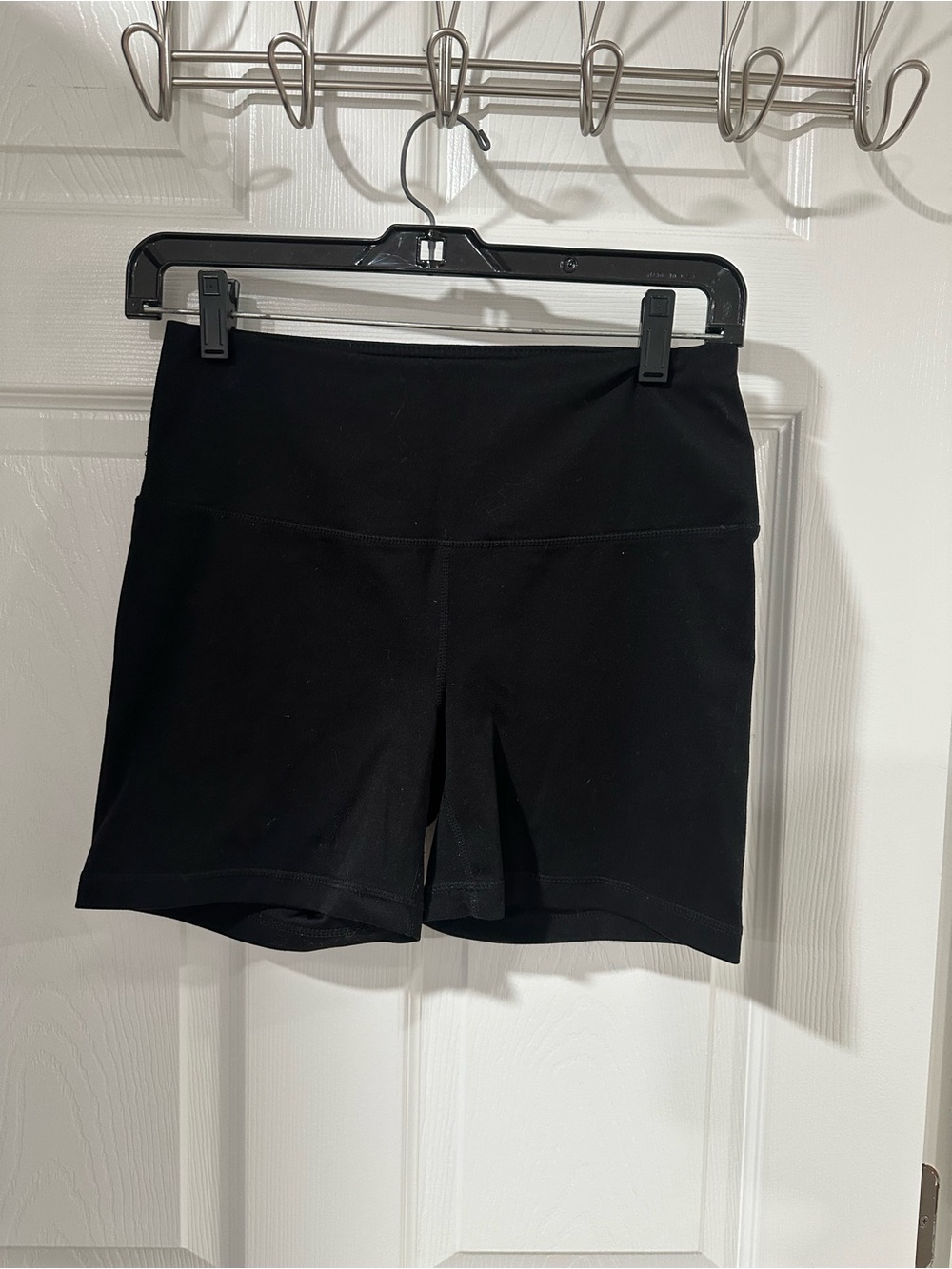 Yogalicious Women’s Black High-Waist Athletic Shorts